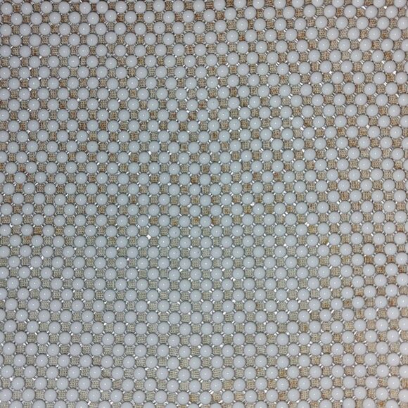 Warren Reed white metal mesh handbag purse - Picture 2 of 5